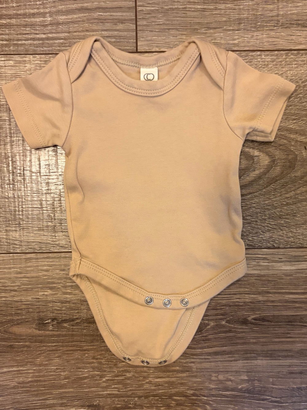 Colored Organics Tan Baby Bodysuit